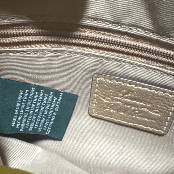 Lauren Ralph Lauren Gold Crossbody Bag - Picture 12 of 15